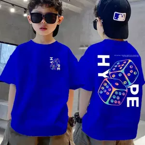 Hình Hoạt Hình, Độ Tuổi 3-14, Cổ Thuyền ngắn, Cotton, COD2025, Áo Thun Unisex