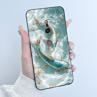 Ốp Lưng Cho Sony Xperia XZ2 XZ3 Đen Silicon Mềm TPU Ốp lưng Sony XZ2 XZ3 Sang Trọng Dễ Thương Tình Yêu Thỏ Vui Nhộn Bảo Vệ Mặt Sau