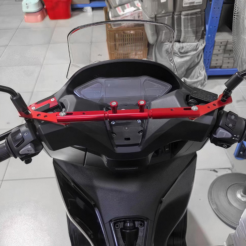 Dành Cho Xe YAMAHA NMAX NVX AEROX 155 XMAX300 Xe Máy Điều Hướng Điện Thoại Gắn Thanh Cân Bằng Tay Cầm Nối Dài Chân Đế Phụ Kiện