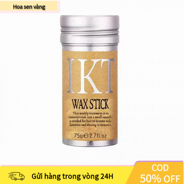 【COD】Sáp vuốt tóc đa năng 75g, phù hợp cho tóc thật và tóc giả DIY, kiểm soát chân tóc và tạo kiểu linh hoạt mọi lúc.