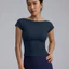 Áo Thể Thao Gợi Cảm Rỗng Làm Đẹp Lưng Chống Trơn Trượt Tay Ngắn Yoga Pilates Crop Top