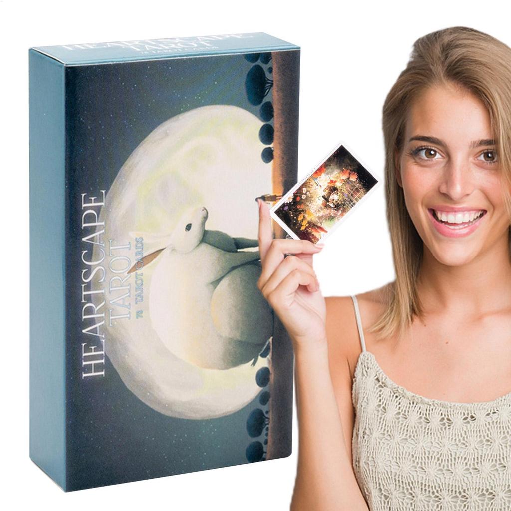 Heartscape Tarot Tiếng Anh Oracle Cards Fate Bói toán Tarot Deck Giải trí gia đình Trò chơi bảng bói toán saixit2vn