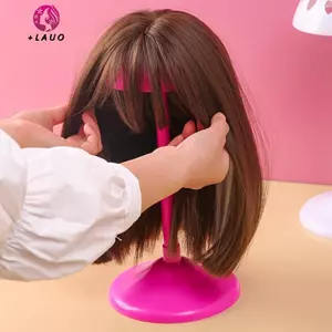 Springevenstar Di Động Nắp Mannequin Đầu Tóc Giả Đứng Ổn Định Giả Bảo Quản Thiết Thực Giá Đỡ Tóc Springevenstar