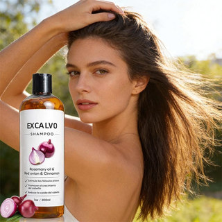 EXCALVO Natureal Organic Onion Scalp Therapy Shampoo with Essential Oil for Aromatherapy