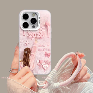 Ốp IPhone 17 16 15 14 13 12 11 Pro Max 7 8 XR XS Max Chống Sốc Dây Đeo Họa Tiết Hoạt Hình Dễ Thương ChoP- XPVNCYK343