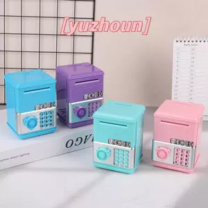 Mật khẩu ngân hàng tiền cho trẻ em Piggy Bank Mini ATM Tiền xu Hộp đựng tiền cho trẻ em Đồ chơi sinh nhật