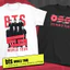 BTS COMBACK album ARIRANG người hâm mộ quà tặng T-short tay áo áo tee Jin Suga J-Hope RM Jimin