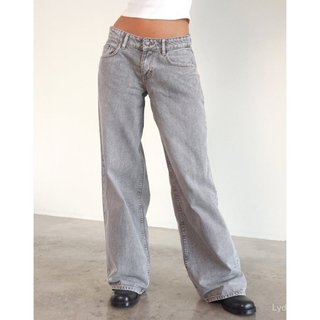 Quần Jean Nữ Denim Ống Thấp Phù Hợp Mùa Thu, Giặt Dễ dàng và Thoải Mái