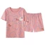 Bộ Đồ Ngủ Trung Đông Mùa Hè Nữ Tay Ngắn Hoạt Hình Giả Cotton Bộ Đồ Ngủ Chui Đầu Loungewear