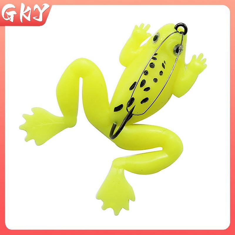 GKY Spinner Chìm Bền Mềm 4.5g/6cm - Mồi Câu Cá Hình Ếch Cao Su