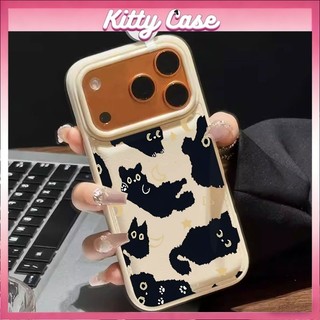 Ốp lưng cấu trúc nệm khí Cho iPhone 11/12/13/XR/14/15/16/17/7/XR Pro Max Plus Ốp lưng bao quanh thời trang Mèo