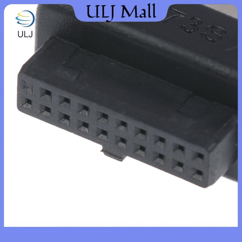 ULJ 1 / 2 / 3 Bộ chuyển đổi USB 3.0 19 / 20-Pin sang Type E - Bộ chuyển đổi tiêu đề bảng điều khiển phía trước USB 3.1 Type C cho bo mạch chủ.