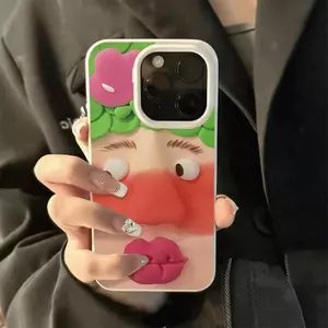 Màu bùn Joker cho iPhone 17promax trường hợp iPhone 16plus mới 15 thạch trường hợp 1312 sáng tạo