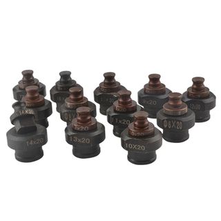 FURNIGO 1 Cái Khuôn đục lỗ thủy lực, Khuôn đục lỗ tròn 4.2-16.5mm, Kim loại MHP-20 cho máy MHP-20
