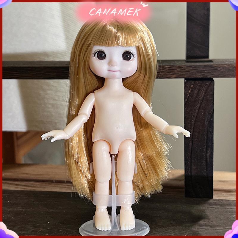 CANAMEK 1 Búp Bê 16cm Với Biểu Hiện Khác Nhau, Búp Bê BJD 1 / 8 Dễ Thương, 13 Khớp Di Chuyển Được Búp Bê Bé Gái Đồ Chơi CSF