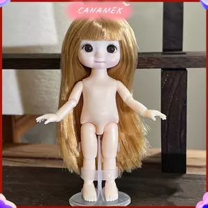 CANAMEK 1 Búp Bê 16cm Với Biểu Hiện Khác Nhau, Búp Bê BJD 1 / 8 Dễ Thương, 13 Khớp Di Chuyển Được Búp Bê Bé Gái Đồ Chơi CSF