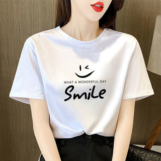 Áo thun nữ cotton tay ngắn, kiểu dáng mùa hè mới
