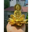 Tượng Phật Adida mạ vàng để taplo xe ô tô, Trưng bày cầu Bình an - Tượng Phật để xe hơi Cao cấp,Taplo ô tô