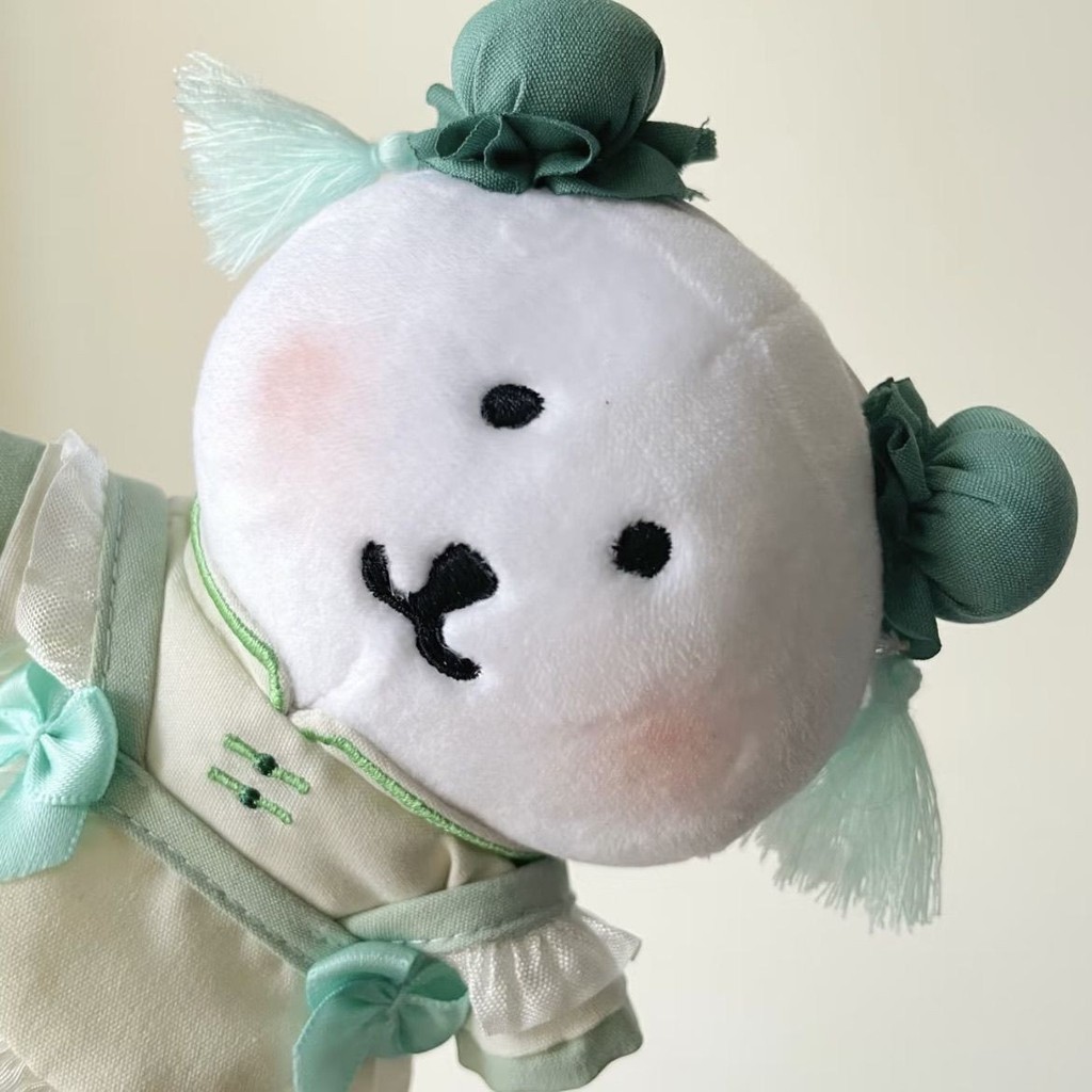 10cm Quần Áo Bé Phong Cách Trung Hoa Bóng Đầu Búp Bê Dễ Thương Quần Áo Phù Hợp Với Labubububu Búp Bê Trang Phục Phù Hợp Với 3.2