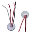 Công tắc điều khiển nhiệt độ dây Yoo 4 với 3 chỉ báo màu Công tắc nút silicon để điều chỉnh nhiệt độ chính xác