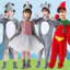 💕Chỗ💕 Trẻ Em Chuột Động Vật 3-12 Tuổi Trang Phục Quần Áo Cho Bé Gái Trới Lạ Halloween Giáng Sinh