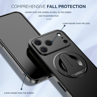 Ốp điện thoại khung từ tính ẩn cho IPhone 17 Pro max 17 AIR Silicon chống rơi vỏ bảo vệ sơn kim loại cao cấp