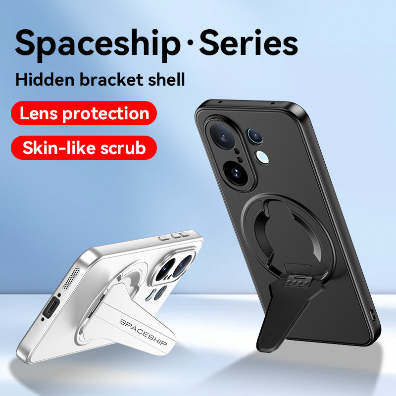 Ốp điện thoại khung từ tính ẩn cho Vivo S30 S20 S19 Pro mini Silicon chống rơi vỏ bảo vệ sơn kim loại cao cấp
