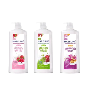 Sữa Tắm Hazeline Dưỡng Ẩm Sáng Mịn Da Chai 1Kg - Chiết Xuất Thiên Nhiên, Lưu Hương Thơm Ngát (Hàng Chính Hãng)