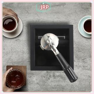JRP Cà Phê Đất Hộp Để Bàn Nhúng Rỗng Đáy Đất Hộp Thanh Vuông Thép Không Gỉ Cà Phê Knoing Grounds Buet JRP