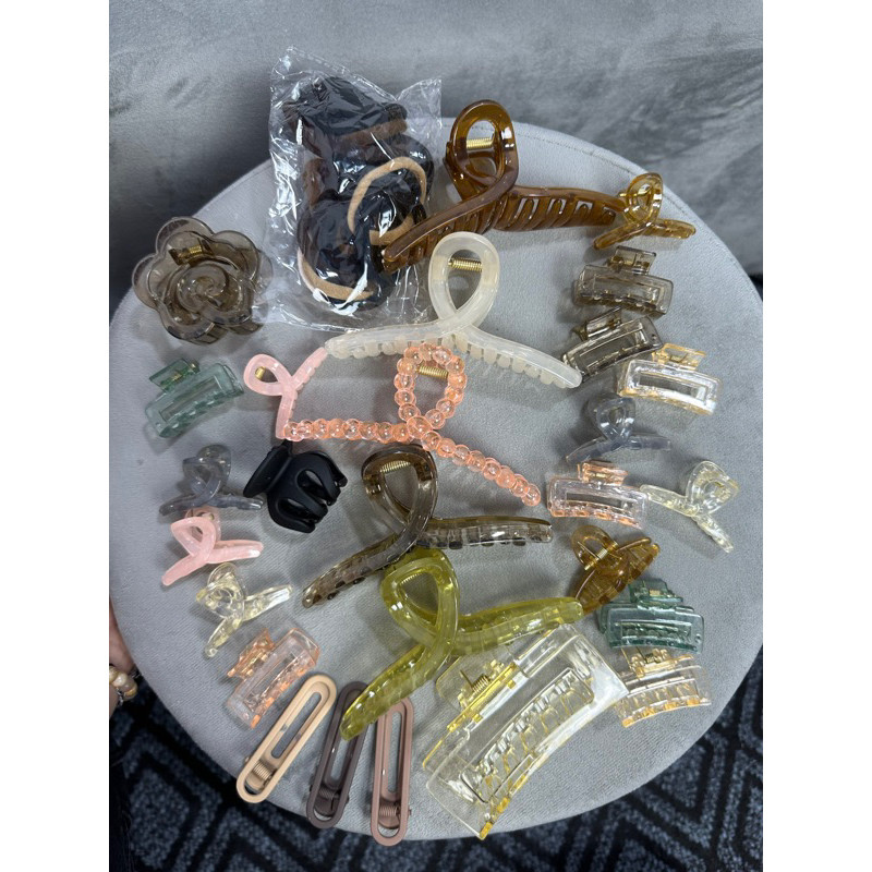Kẹp tóc Set 67 và 80 chi tiết  càng cua phong cách hàn quốc cho các nàng,Chun buộc tóc,Dây buộc tóc nữ [Freeship]