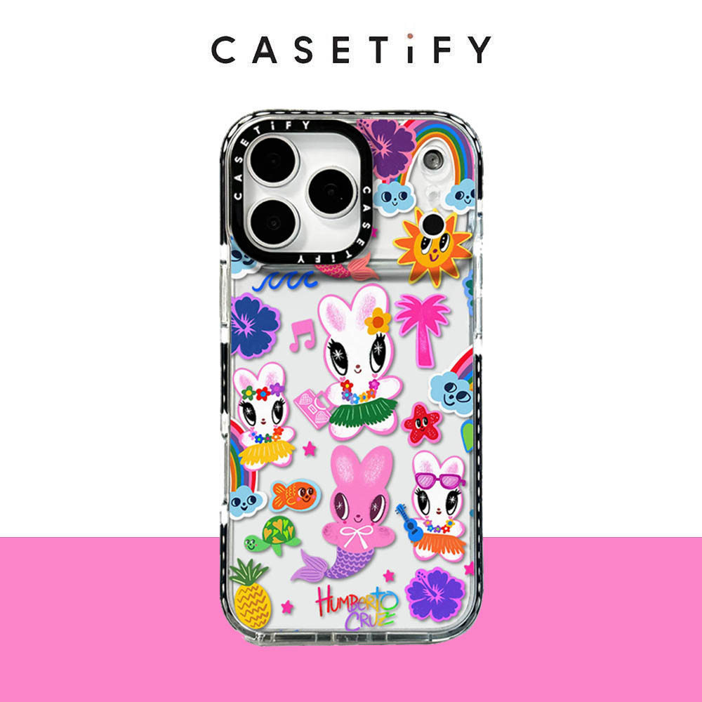 Ốp điện thoại hình thỏ graffiti phù hợp cho IPhone 17 Pro Max 17Air 16 15 14 13 12 11 Vỏ bảo vệ chống sốc
