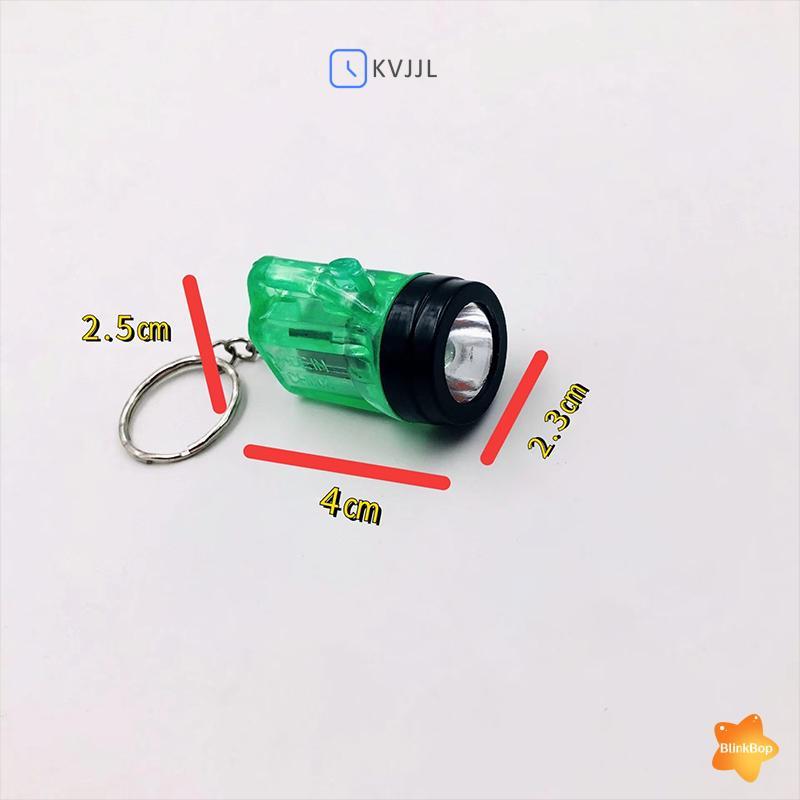 Đèn Pin Mini Cầm Tay Nhiều Chức Năng Với Móc Khóa Phối Dây Chuyền