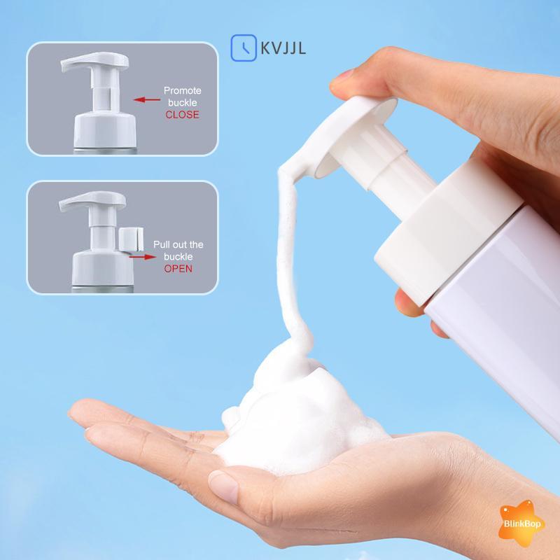 [KvJJL-t] Chai bơm tạo bọt 200 / 250 / 300 / 350ml Sữa rửa mặt rỗng Sữa rửa mặt bằng nhựa di động Chai xốp Mousse có thể đổ lại Dầu gội Lotion mới