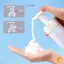 Chai bơm tạo bọt 200 / 250 / 300 / 350ml Sữa rửa mặt rỗng Sữa rửa mặt bằng nhựa di động Chai xốp Mousse có thể đổ lại Dầu gội Lotion mới