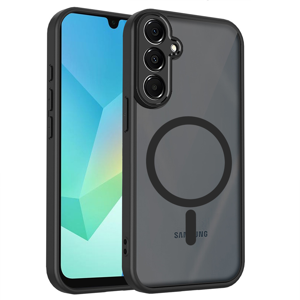 Ốp lưng Samsung A14 Vỏ thu hút từ tính màu đen mờ cho Ốp điện thoại Samsung Galaxy A14 5G