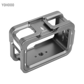 yohooo Vỏ bảo vệ cho vỏ lồng camera hành động Osmo với 2 đế gắn giày lạnh SilverWhite.