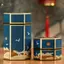 PlumHOUSE Sáng Tạo Lục Giác Trà Thiếc Can Trung Quốc Thiếc Thiếc Trà Bảo Quản Nhỏ Kín Hộp Trà Di Động Rỗng Lon Bộ Trà Phụ Kiện VN
