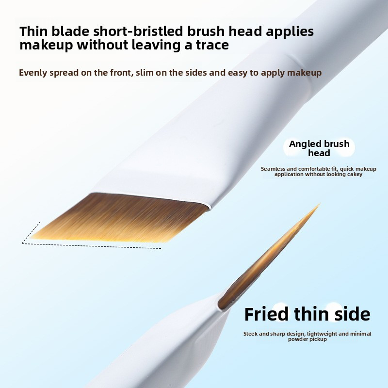 XIXI XS24 Cọ Nền Dẹt Mỏng Góc Nghiêng, Cọ Tán Kem Nền Mịn Đều Không Lộ Vệt, Makeup Foundation Brush