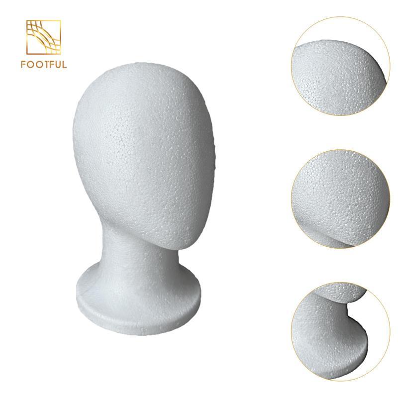 Foam Mannequin Head Wig Display Stand, Đầu mô hình đầu Manikin đa năng chuyên nghiệp cho trang sức Mũ nón Hairpieces Hat