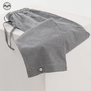 Quần Pyjama và Quần Yếm Cặp Đôi Style Nhật Bản, Chất Liệu Cotton Nguyên Chất, Dáng Rộng Thoải Mái Cho Ngày Hằng Ngày