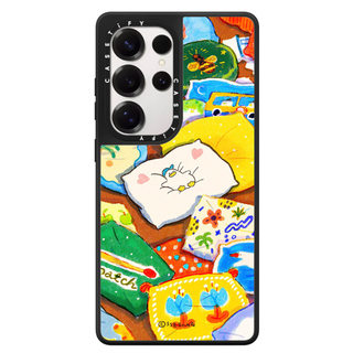 Vịt Từ Tính Trên Chăn Gương Cứng Phone Case Cho Samsung Galaxy S26 25 24 23 UItra S26 25 24 23 Plus Vỏ Bảo Vệ Chống Sốc