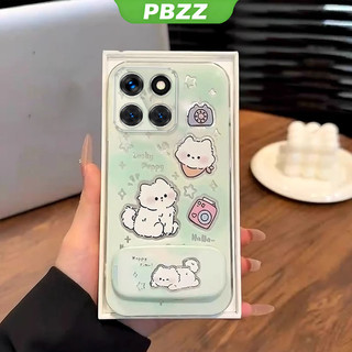 Ốp Lưng Cho Honor X6B X6A x6c 5G Vỏ Điện Thoại Vỏ Mềm Bảo Vệ Silicon Chống Sốc Trong Suốt Thiết Kế Mới Thẩm Mỹ PHIM HOẠT HÌNH CAT Có Giá Đỡ TYYMZJ01