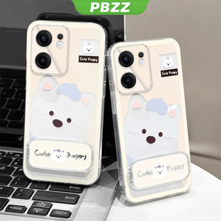 Ốp Lưng Cho OPPO Reno 13f reno13 F reno 13 f 5g 2024 Vỏ Điện Thoại Vỏ Mềm Silicon Chống Sốc Trong Suốt Thiết Kế Mới Thẩm Mỹ Chó Dễ Thương Có Giá Đỡ Cho Gương TKXGDQZJ01