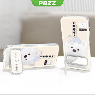 Ốp Lưng Cho OPPO Reno 2F reno2 F reno 2 F reno 2 Vỏ Điện Thoại Vỏ Mềm Silicon Chống Sốc Trong Suốt Thiết Kế Mới Thẩm Mỹ Chó Dễ Thương Có Giá Đỡ Cho Gương TKXGDQZJ01