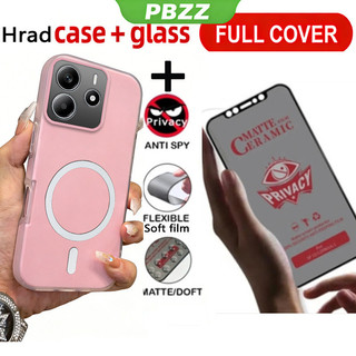 Vỏ kính cường lực chống riêng tư bằng gốm sứ 2 trong 1 màu thạch cho REDMI NOTE 13 14 4G REDMI NOTE 13 15 14 PRO plus 5G Vỏ điện thoại thiết kế mới thẩm mỹ GDMKFBS03