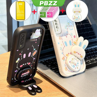 Ốp Lưng Cho SAMSUNG A7 2018 A50 A70 A50S A30S Vỏ Điện Thoại Vỏ Mềm Silicon Chống Sốc Thiết Kế Mới Thỏ Thẩm Mỹ Có Giá Đỡ Và Phim Mềm JTMCETZJ01