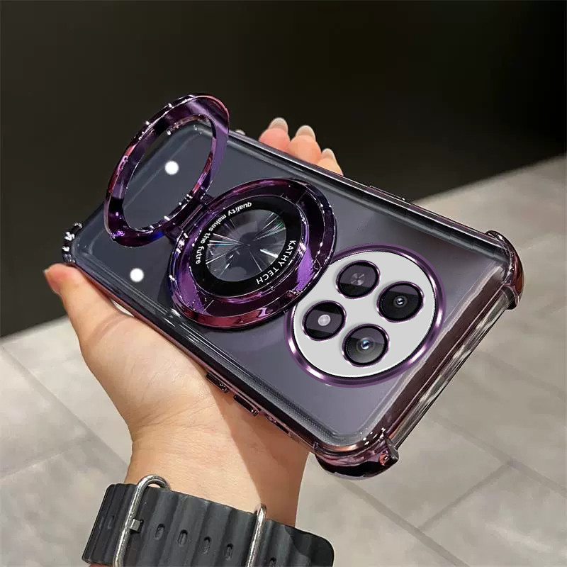 Ốp Lưng Cho Realme 12 5G / Realme 12X 5G / Realme 13 5G Giá Đỡ Điện Thoại tpu Chống Sốc Có Chức Năng Chống Trơn Trượt Vỏ Điện Thoại Di Động SJZJ