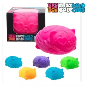 NeeDoh Fuzz Ball Wild Cats Stress Ball Squeezable Giảm căng thẳng Fidgets Đồ chơi cảm giác