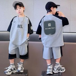 Bộ đồ cho bé trai - áo thun tay ngắn + quần short thể thao phong cách năng động dễ mặc mùa hè