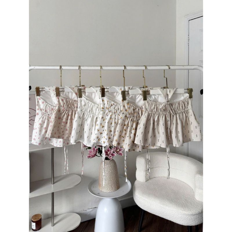 (CÓ ĐỆM) Áo Yếm Nữ Linen Hở Lưng Hoa Nhí Cột Dây đi biển mùa hè vintage m66005 - Sam Botique